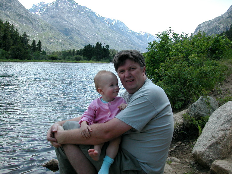 At Sioux Charlie Lake with Dad...