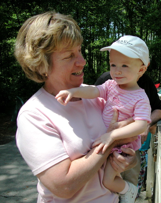 Maggie and Grandma at the Zoo