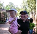 Maggie and Grandpa at the Zoo